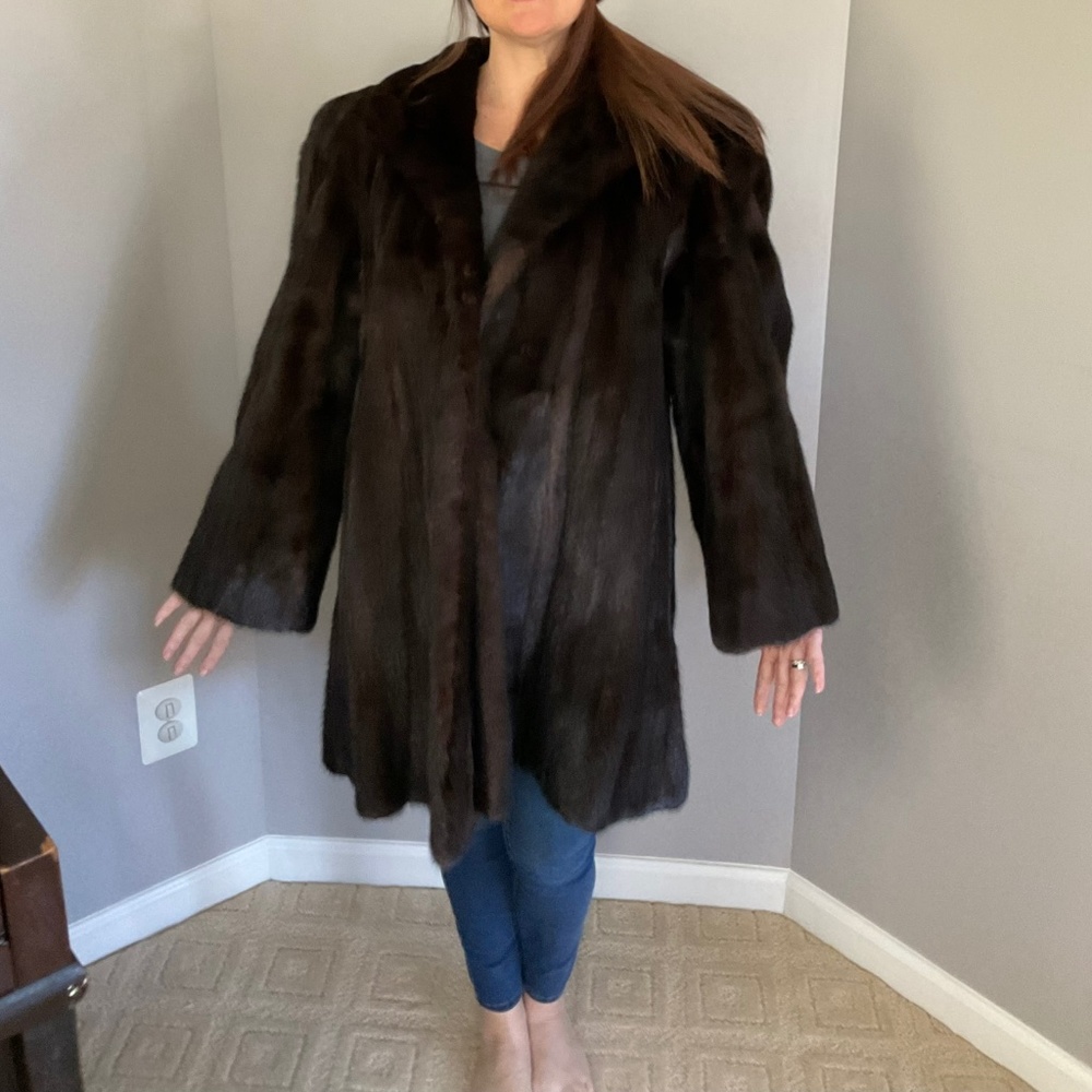 Mahogany Mink Coat